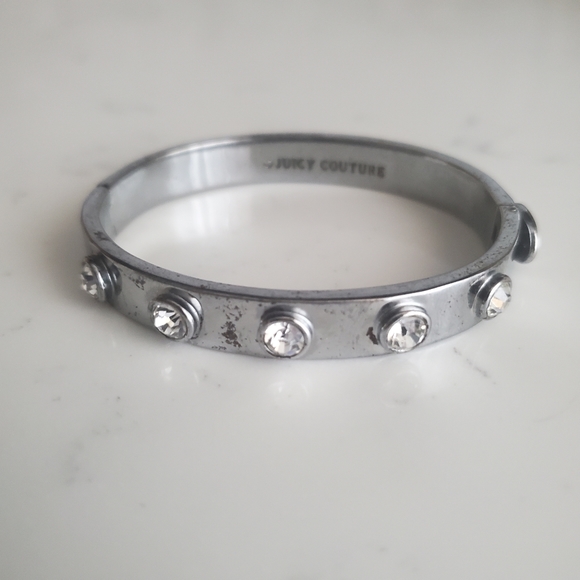 Juicy Couture Jewelry - Juicy Couture Bangle Bracelet Silver Tone